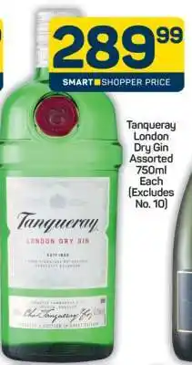 Pick n Pay Tanqueray London Dry Gin Assorted 750ml Each (Excludes No. 10) offer