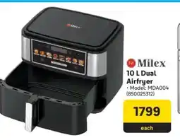 Makro Milex 10 L Dual Airfryer offer