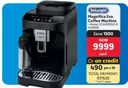 Makro Delonghi Magnifica Evo Coffee Machine offer
