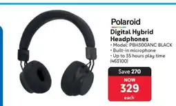 Makro Polaroid Digital Hybrid Headphones offer