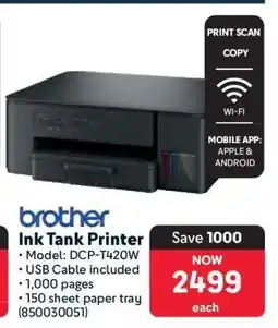 Makro Brother Ink Tank Printer offer