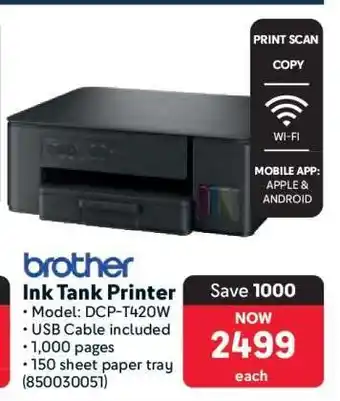 Makro Brother Ink Tank Printer offer