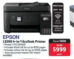 Makro Epson L5290 4-in-1 EcoTank Printer offer