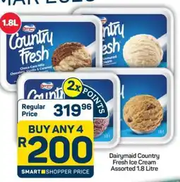 Pick n Pay Dairymaid Country Fresh Ice Cream Assorted 1.8 Litre offer