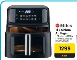 Makro Milex 11 L AirDuo Air Fryer offer