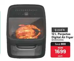 Makro Eiger 12 L Perpetua Digital Air Fryer offer