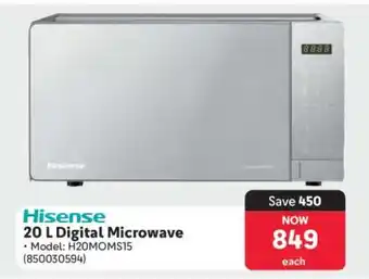 Makro Hisense 20 L Digital Microwave offer