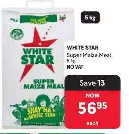 Makro WHITE STAR SUPER MAIZE MEAL offer
