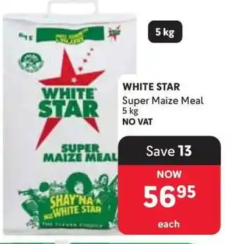 Makro WHITE STAR SUPER MAIZE MEAL offer