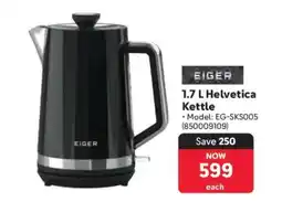 Makro 1.7 L Helvetica Kettle offer