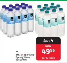 Makro m Still or Sparkling Spring Water offer