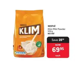 Makro NESTLE KLIM MILK POWDER offer