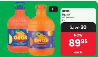Makro Oros Squash offer