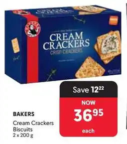 Makro BAKERS Cream Crackers Biscuits offer