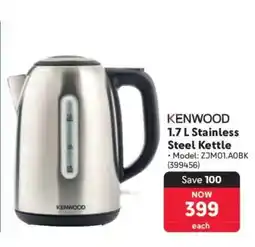 Makro KENWOOD 1.7 L Stainless Steel Kettle offer
