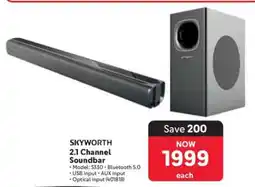 Makro Skyworth 2.1 Channel Soundbar offer