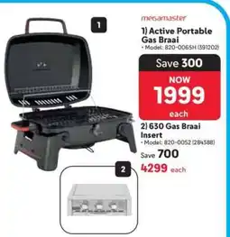 Makro Active Portable Gas Braai offer