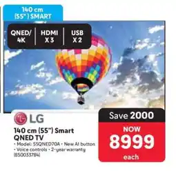 Makro LG 140 cm (55”) Smart QNED TV offer
