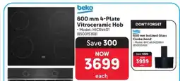 Makro Beko 600 mm 4-Plate Vitroceramic Hob offer