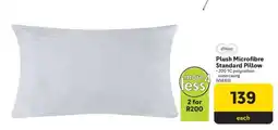 Makro Plush Microfibre Standard Pillow offer