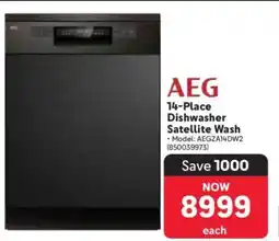 Makro AEG 14-Place Dishwasher Satellite Wash offer