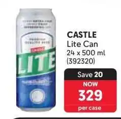 Makro CASTLE LITE CAN offer