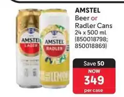 Makro AMSTEL Beer or Radler Cans offer