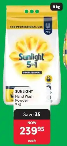 Makro SUNLIGHT Hand Wash Powder 9 kg offer