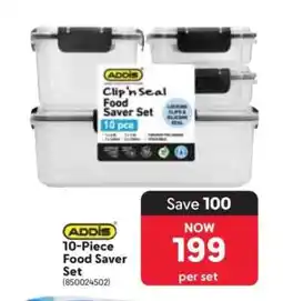 Makro ADDIS 10-Piece Food Saver Set offer