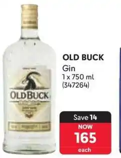 Makro OLD BUCK Gin offer