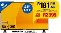 OK Furniture TELEFUNKEN Full HD LED TV offer