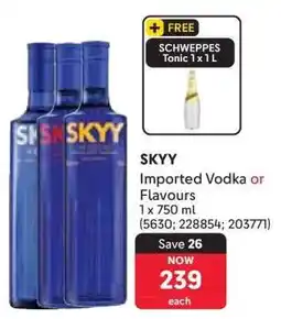 Makro SKYY Imported Vodka or Flavours offer