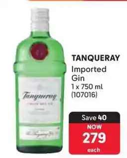 Makro TANQUERAY Imported Gin offer