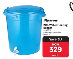 Makro Pineware 20 L Water Heating Bucket offer