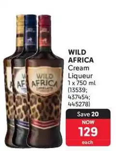 Makro Wild Africa Cream Liqueur offer