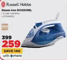 HiFi Corp Russell Hobbs Steam Iron RHI2010BL offer