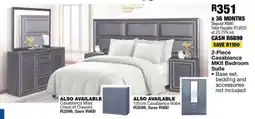 OK Furniture 2-Piece Casablanca MKII Bedroom Suite offer