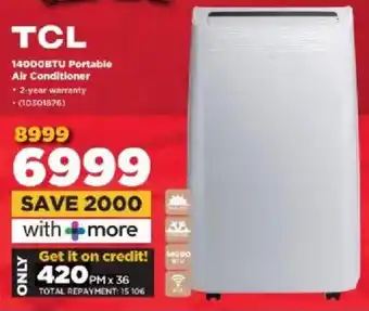 HiFi Corp TCL 14000BTU Portable Air Conditioner offer