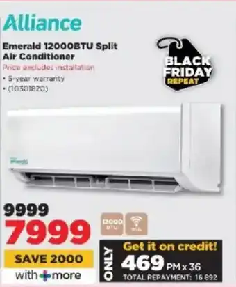 HiFi Corp Alliance Emerald 12000BTU Split Air Conditioner offer