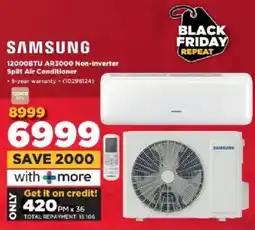 HiFi Corp Samsung 12000BTU AR3000 Non-Inverter Split Air Conditioner offer
