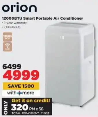 HiFi Corp Orion 12000BTU Smart Portable Air Conditioner offer