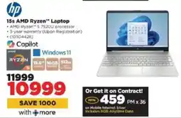 HiFi Corp Hp 15s AMD Ryzen Laptop offer