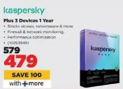HiFi Corp Kaspersky Plus 3 Devices 1 Year offer