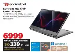 HiFi Corp Packard Bell Carrera R3 Flex AMD Ryzen 3 Laptop offer