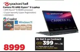 HiFi Corp Packard Bell Carrera F5 AMD Ryzen 5 Laptop offer