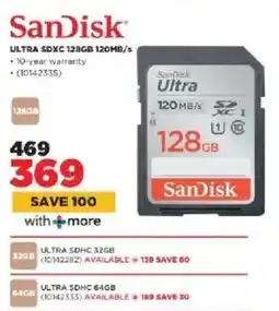 HiFi Corp SanDisk Ultra SDXC 128GB 120MB/s offer