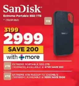 HiFi Corp SanDisk Extreme Portable SSD 1TB offer