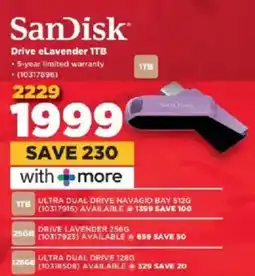 HiFi Corp SanDisk Drive eLavender 1TB offer