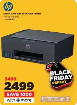 HiFi Corp Hp Smart Tank 581 All-in-One Printer offer