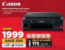HiFi Corp Canon PIXMA G2410 MegaTank Printer offer